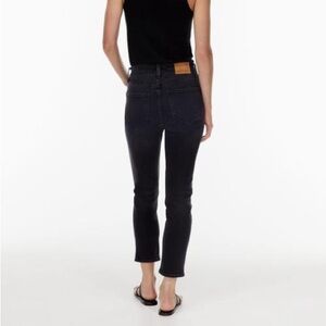 Aritzia denim forum The Yoko high rise slim 27 w 26l in Black eyeliner